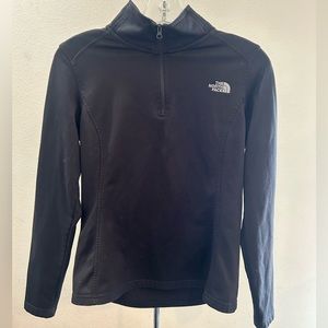 The North Face Jacket Adult S Black Fleece 1/4 Zip Neck Womens